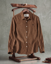 Linen Haven Crest Signature Emblem Casual Shirt