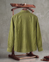 Linen Haven Crest Signature Emblem Casual Shirt