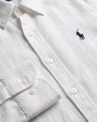 Linen Haven Crest Signature Emblem Casual Shirt